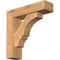 Ekena Millwork Balboa Block Smooth Bracket w/ Offset Brace, Western Red Cedar, 5 1/2"W x 20"D x 20"H BKT0604X20X20BOA05SWR - alternate 1